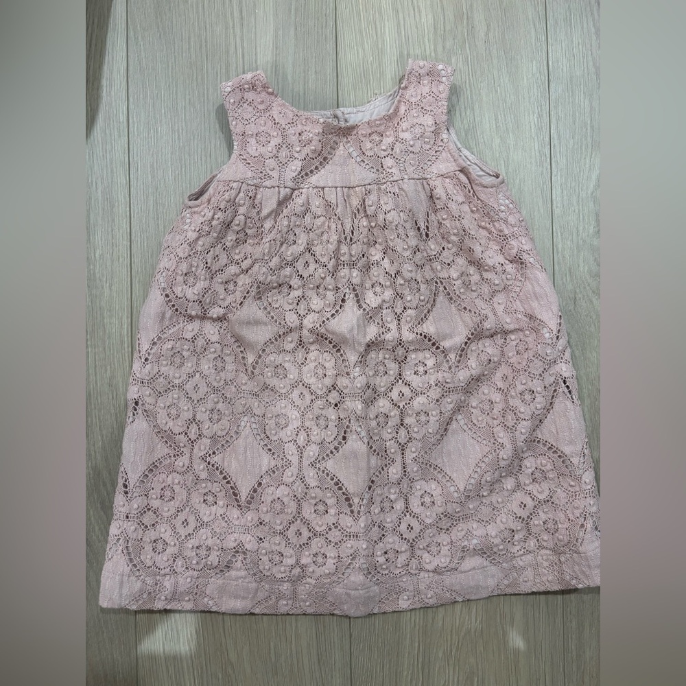 Burberry Children's Blush Lace Dress